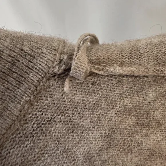 &Other Stories Wool Blend Mother of Pearl Button Oversized Shirt Cardigan Medium - Picture 13 of 16